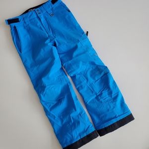 Sunice blue ski pants adjustable waist extendable hem snowpants